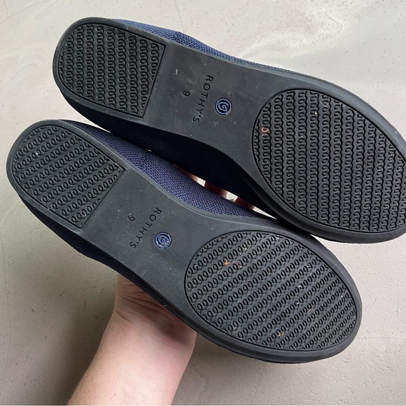 Rothys navy blue the loafer flats women’s 9 - Picture 6 of 7